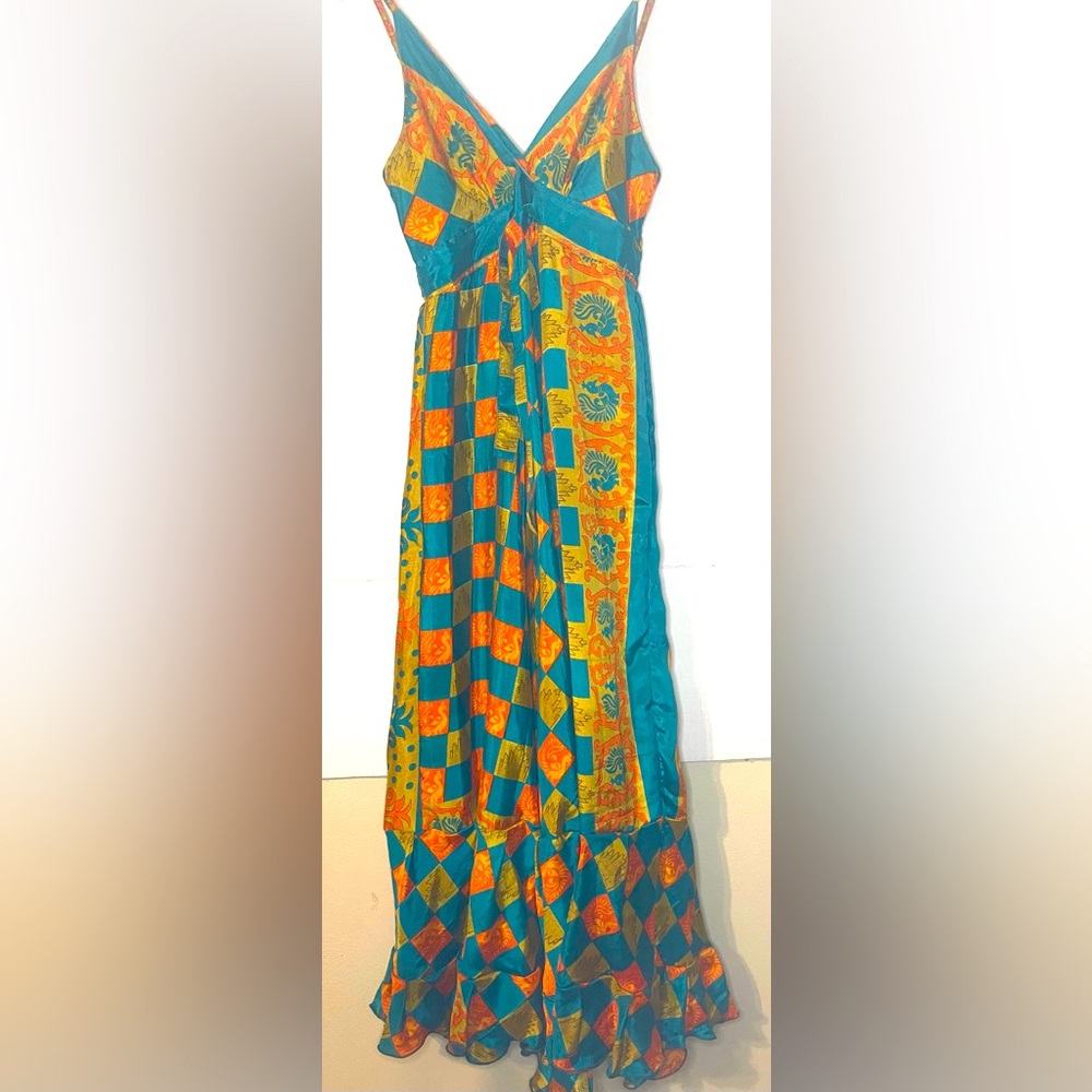 Beautiful Celina brand / long multi colored dress One size